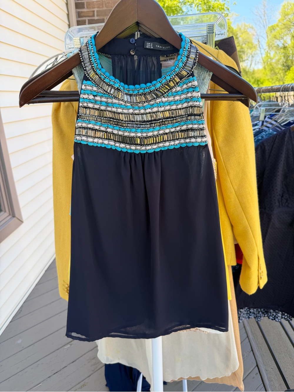 Gorgeous Hand-Beaded Statement Top